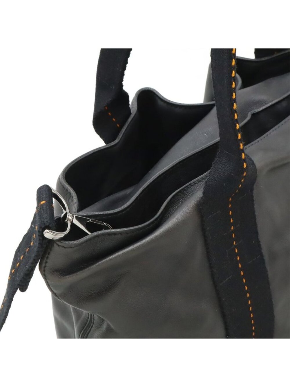 Hermes Caravan Horizontal MM Tote 2-Way Shoulder Bag Crossbody Vo Derma Leather - Picture 5 of 9